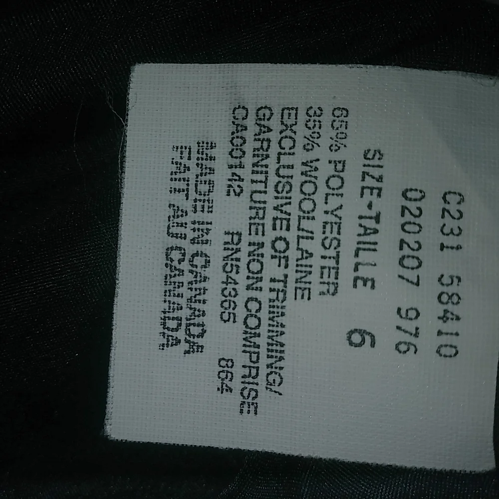 Bianca Nygard 6 Wool Blend Black Blue Plaid Blazer Coat - Picture 7 of 10
